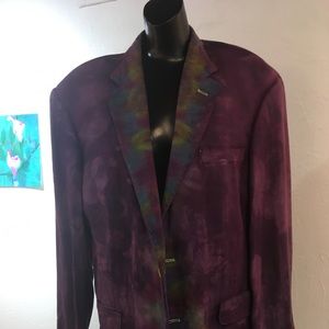 Men’s Tie Dye Blazer 44R Silk Nordstrom